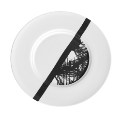 Assiette Paris Noir & Blanc...