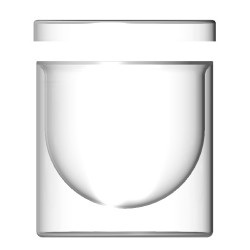 Double wall glass container...