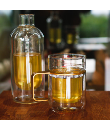 MUG and double wall glass Bottle by SIlodesign